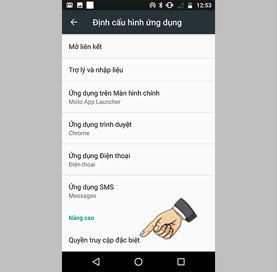 Vào quyền truy cấp